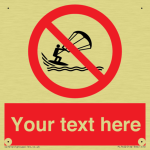 Custom No kite surfing